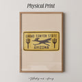 Vintage Arizona License Plate Print