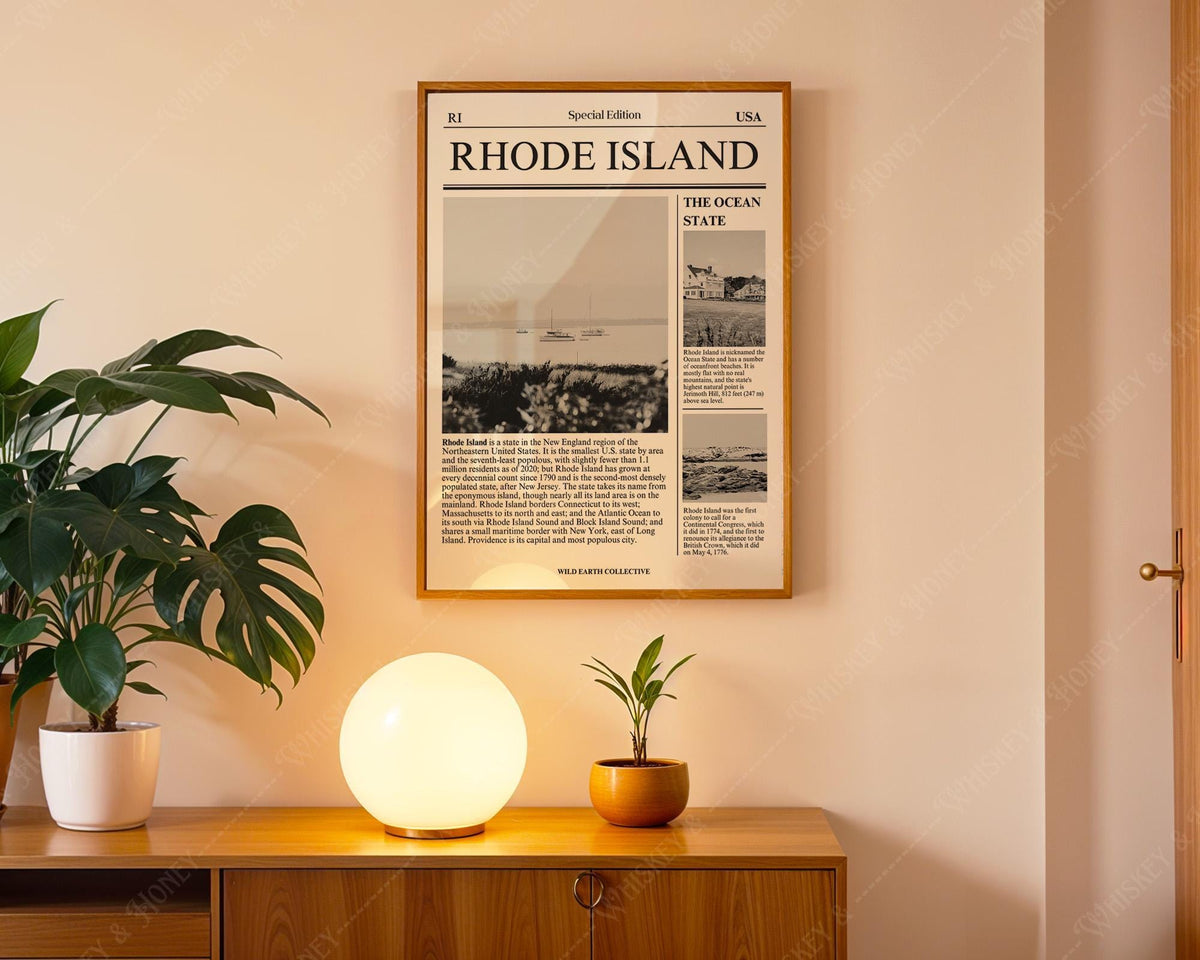 Rhode Island State Newspaper Print