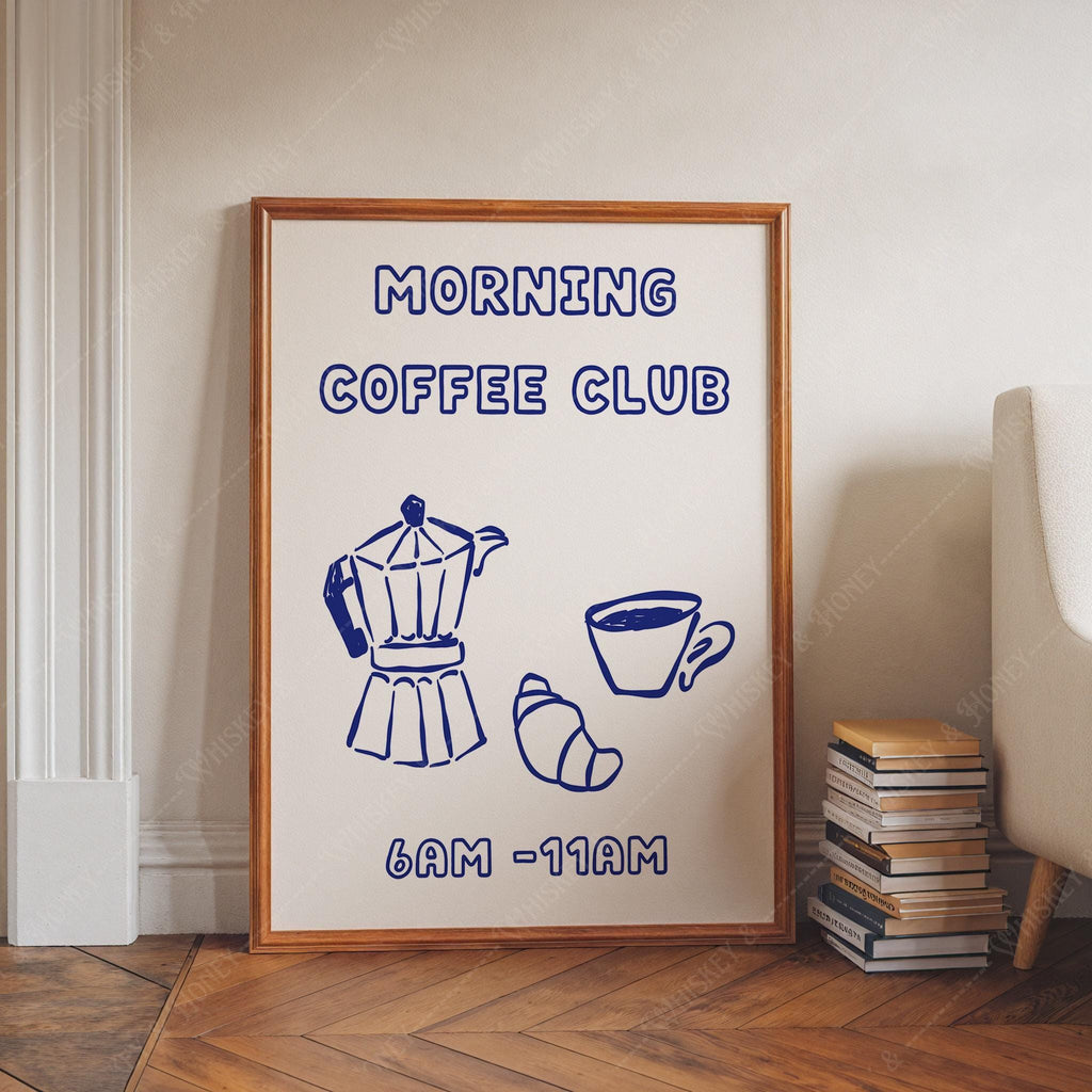 Morning Coffee Club Print