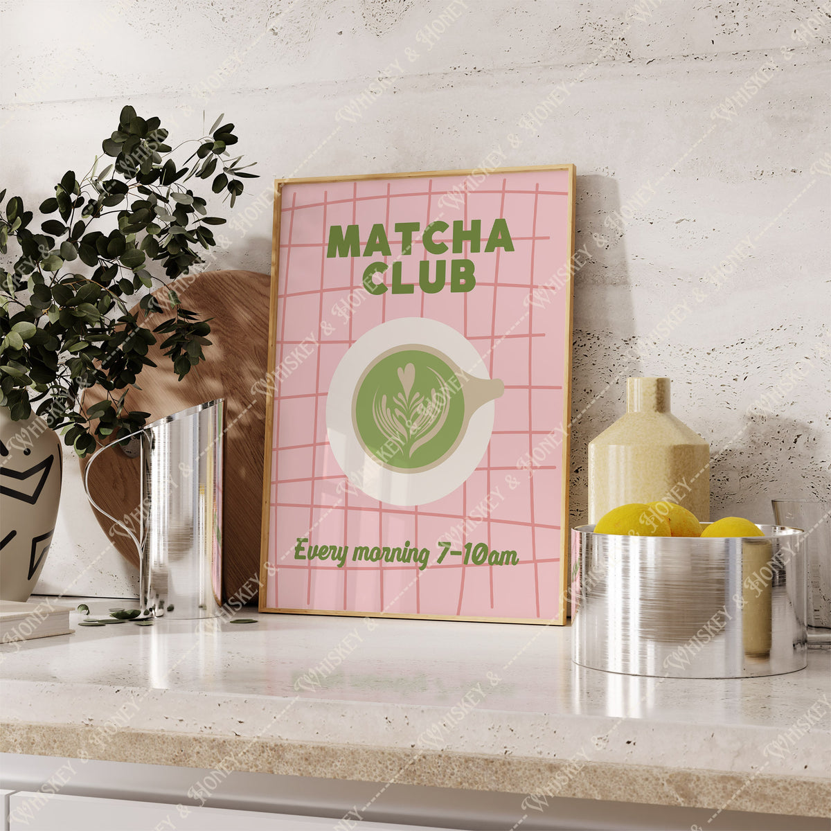 Matcha Club Art Print