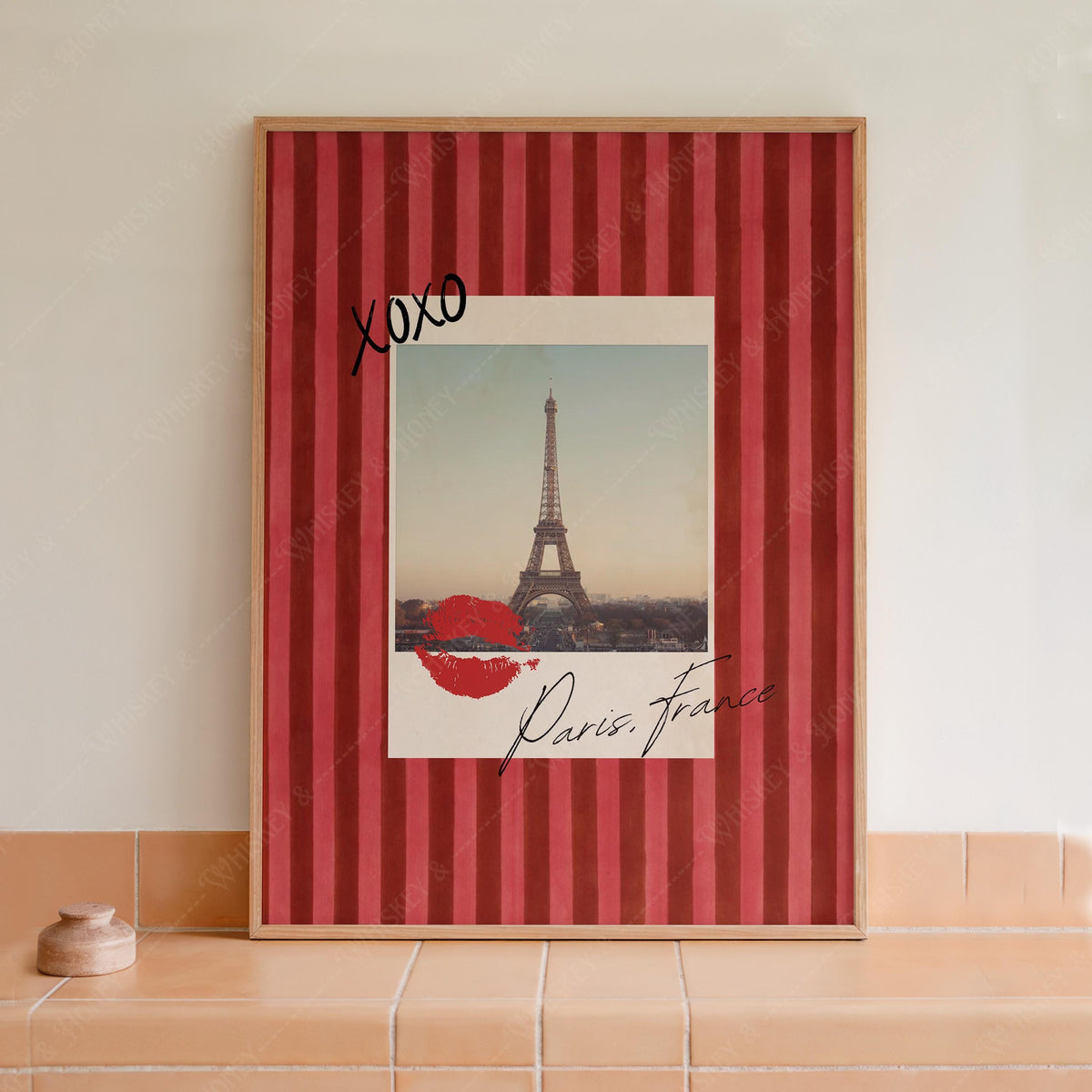Vintage Paris Eiffel Tower Print