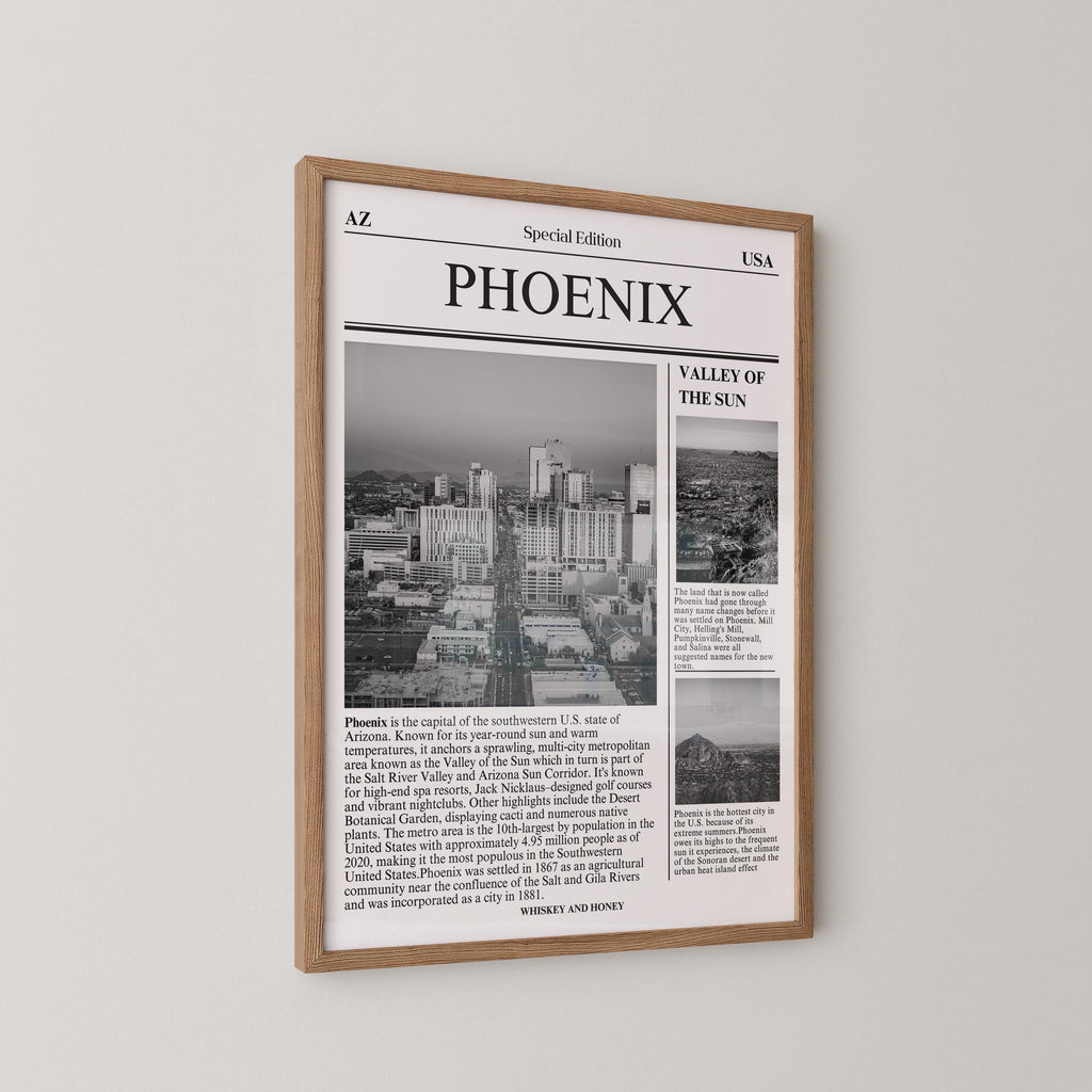 Phoenix Arizona Newspaper Print