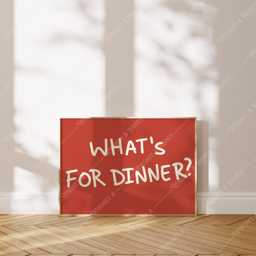 What's For Dinner? Print