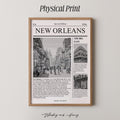 New Orleans LA Newspaper Print