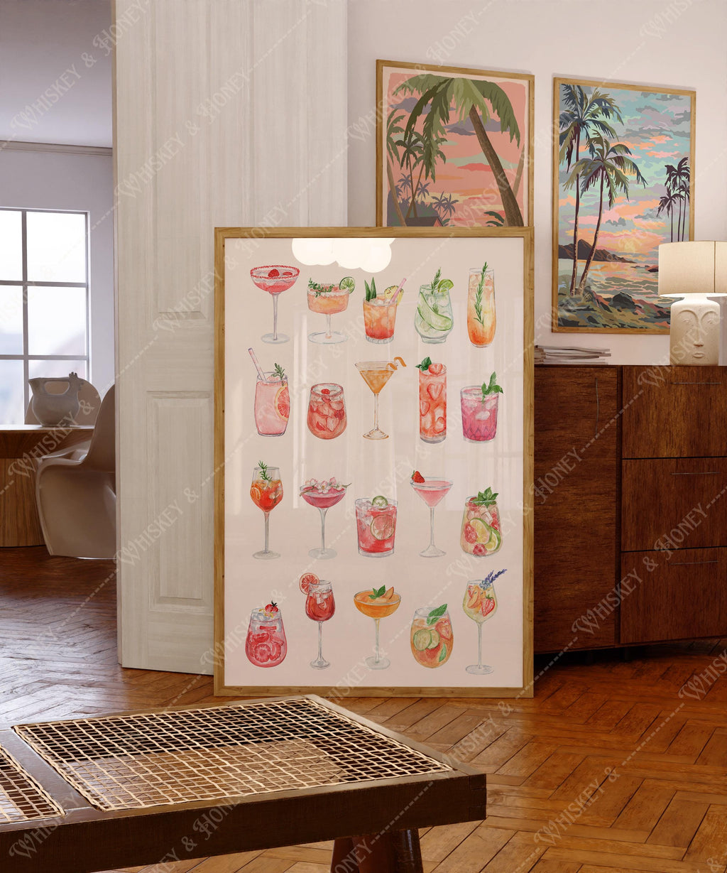 Fruity Cocktails Print