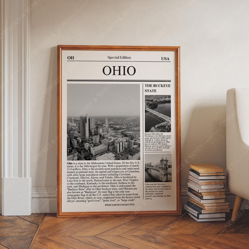 Ohio State Newspaper Print