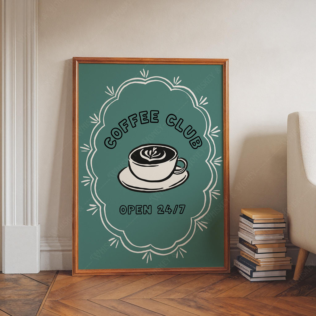 Coffee Club Art Print