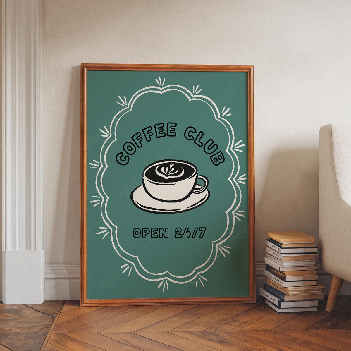 Coffee Club Art Print