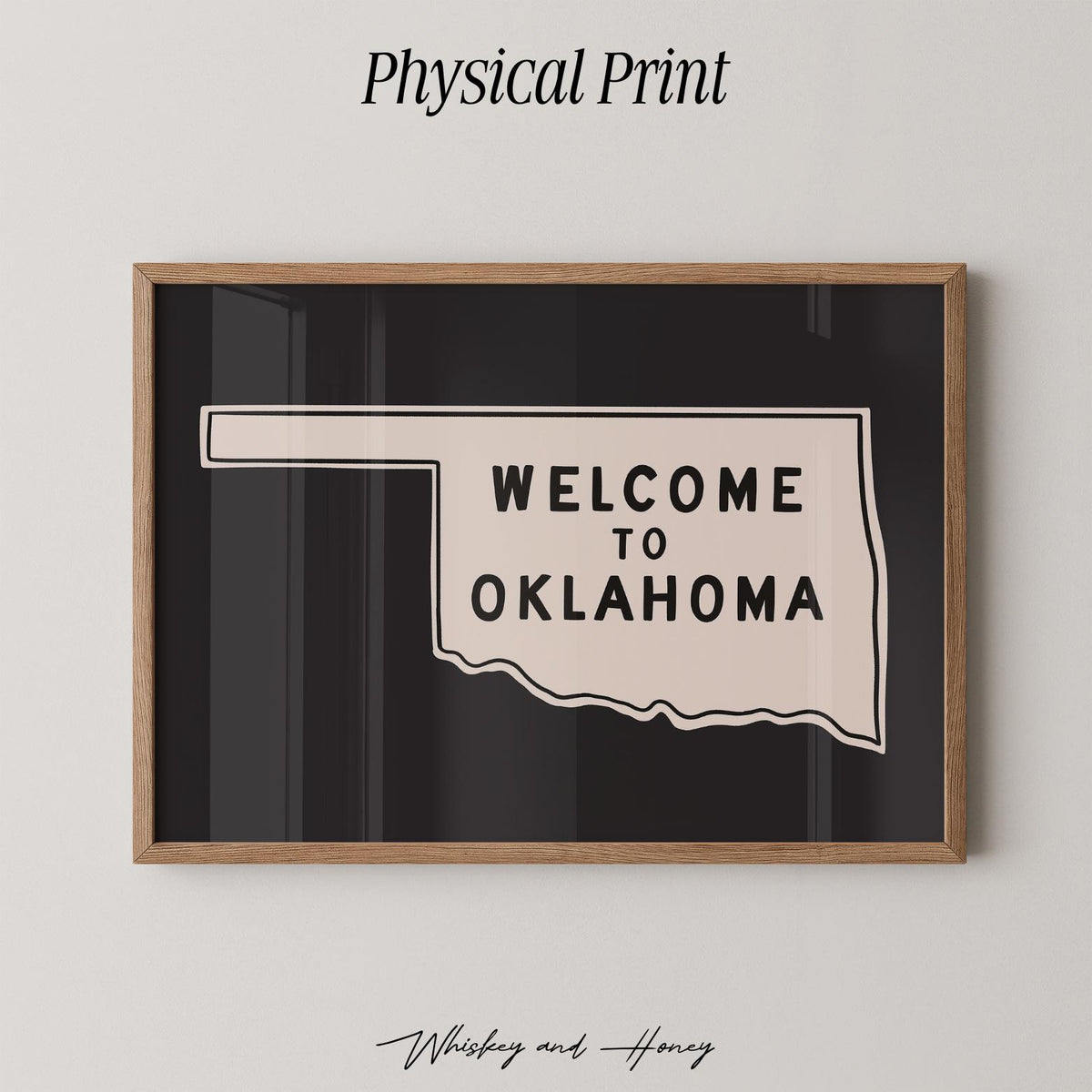 Welcome to Oklahoma Art Print