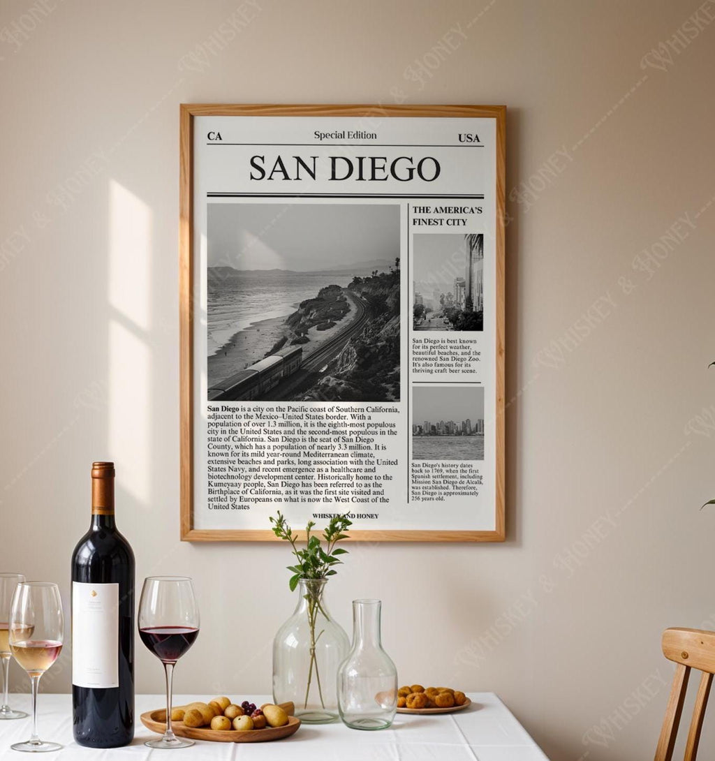 San Diego City Newspaper Print