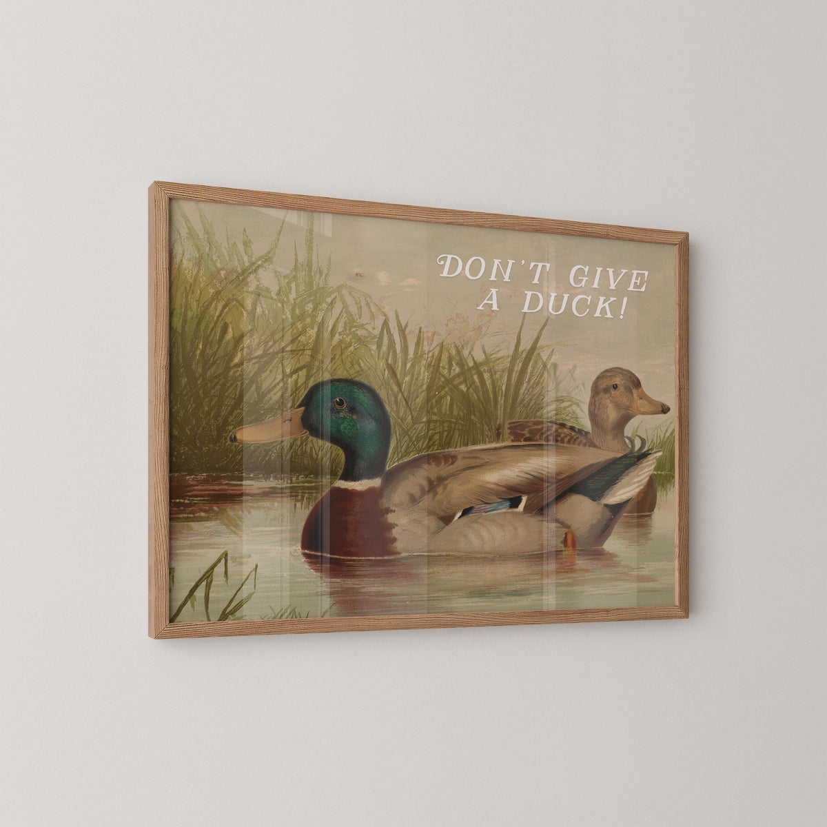 Don't Give a Duck Print
