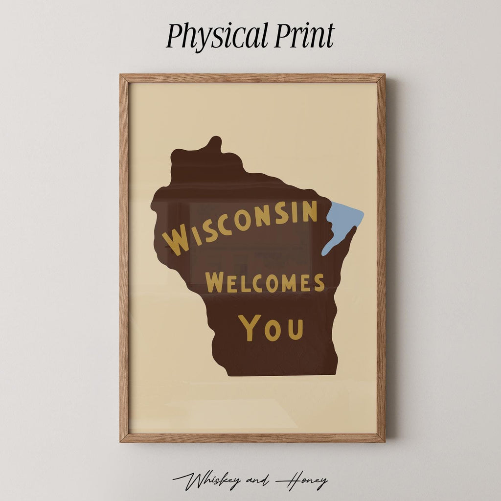 Wisconsin Welcomes You Print