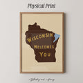 Wisconsin Welcomes You Print