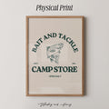 Vintage Bait & Tackle Camp Store Print