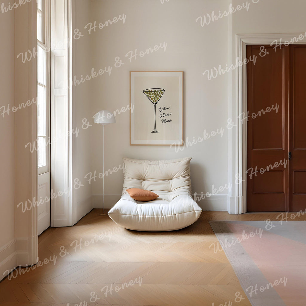 Extra Olives Please Martini Print