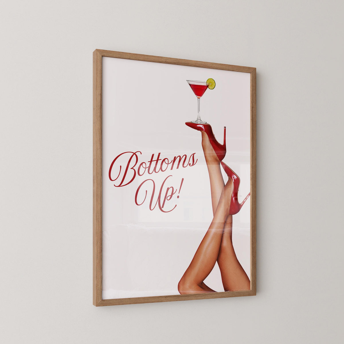 Bottoms Up Cocktail Print