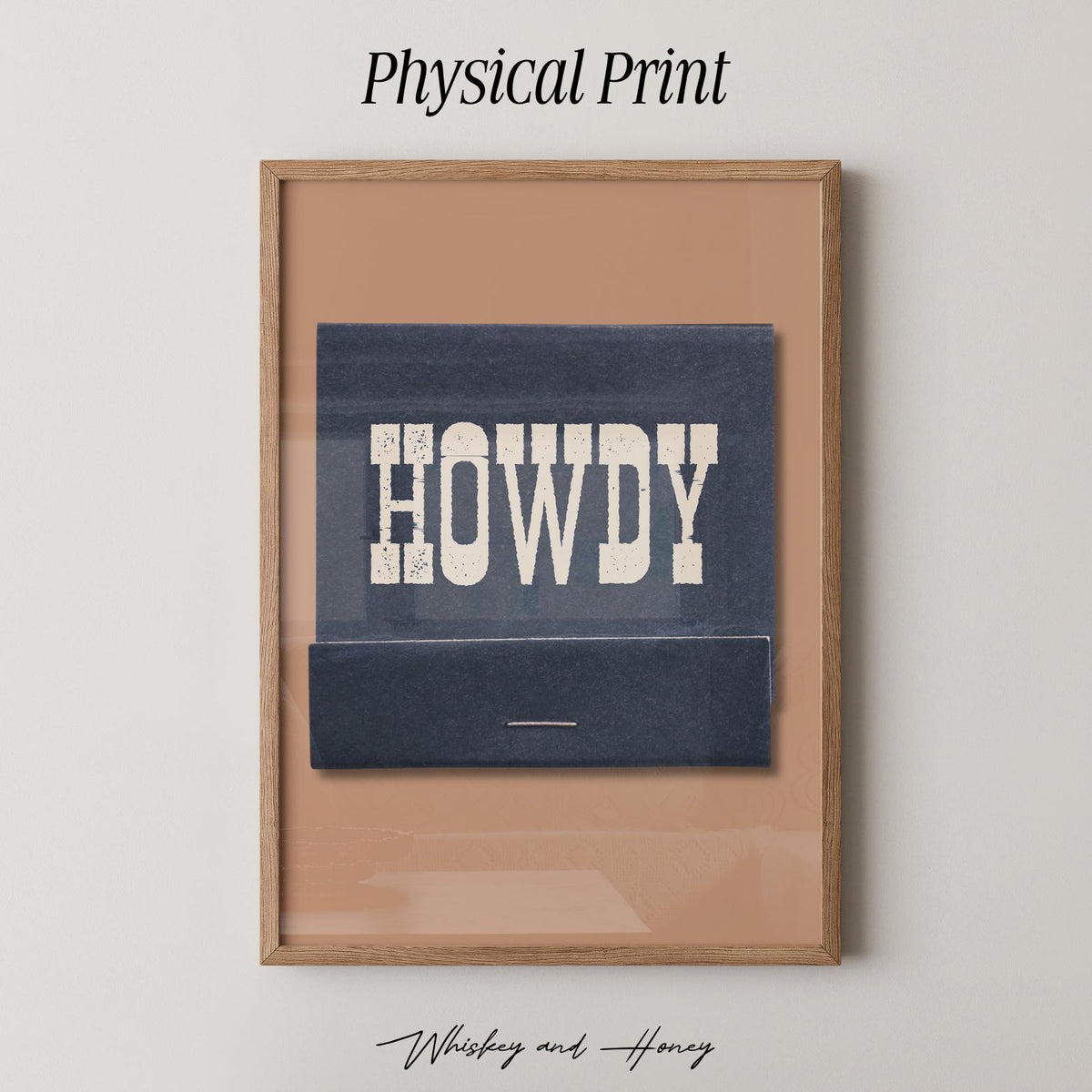 Howdy Matchbook Print
