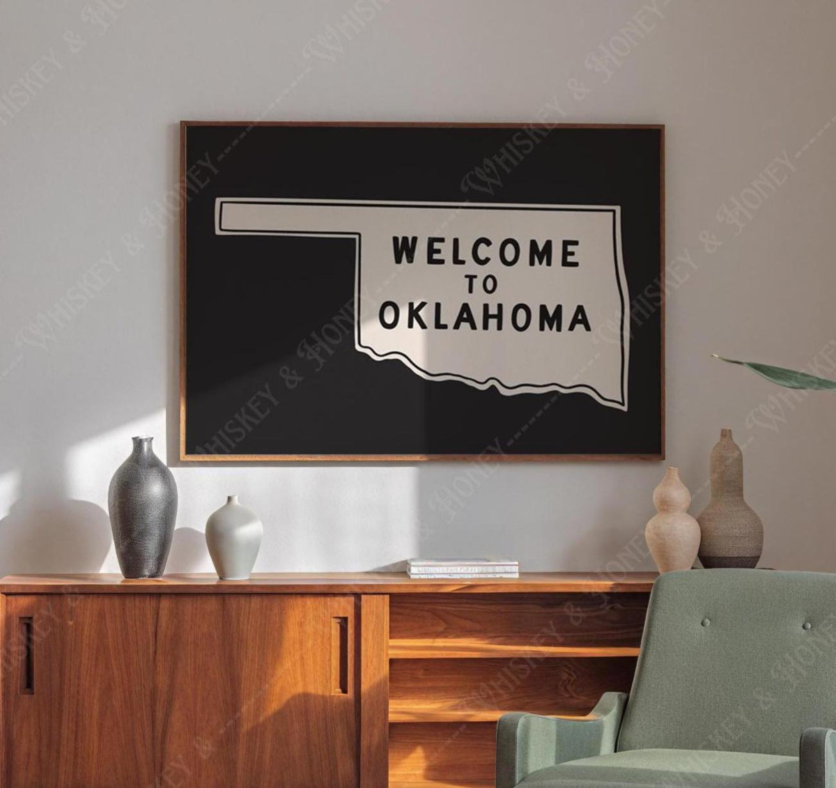 Welcome to Oklahoma Art Print