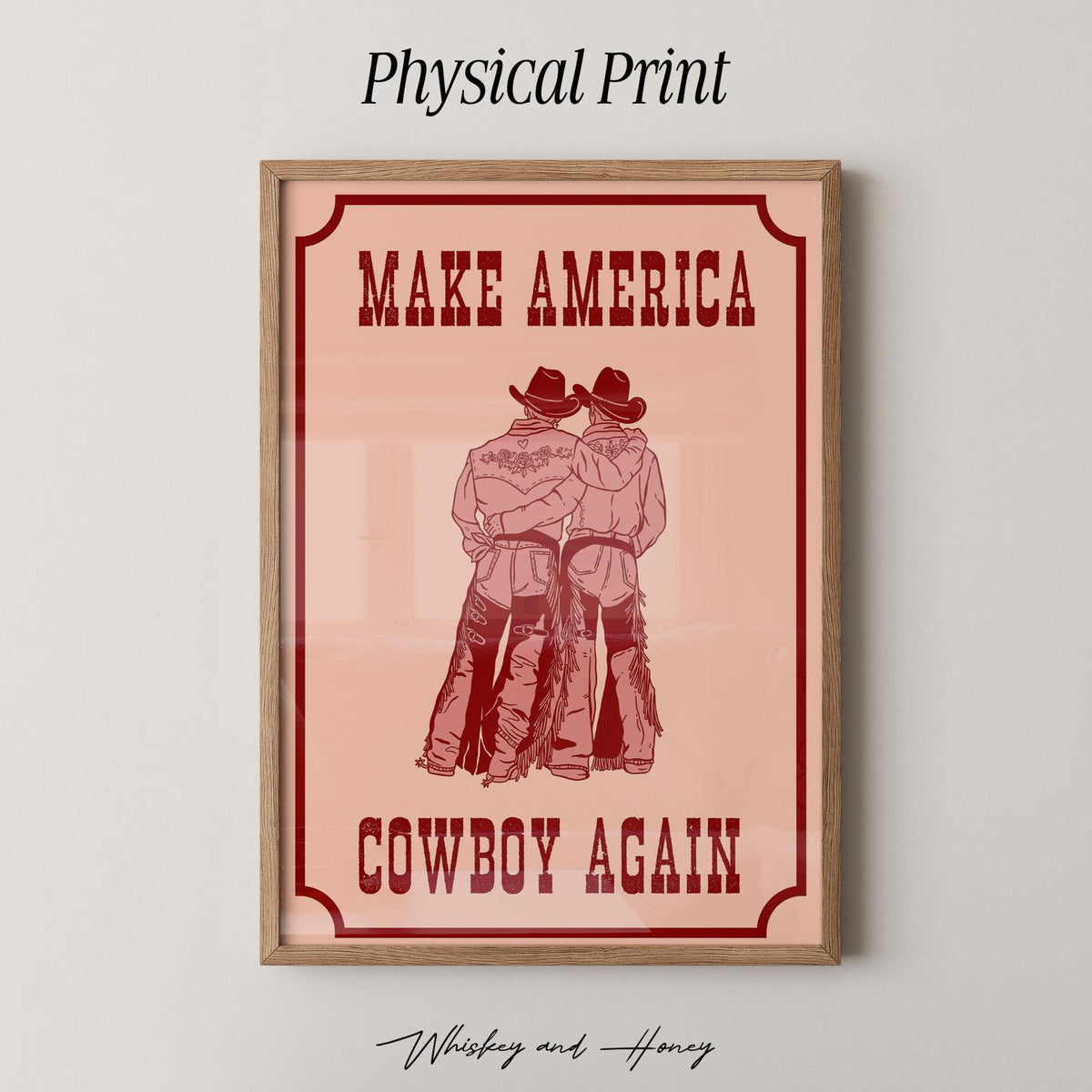 Make America Cowboy Again Print