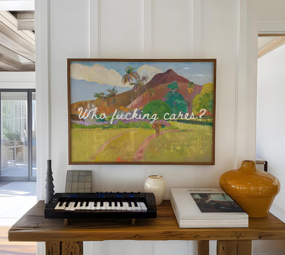 Who Fucking Cares? Tropical Print