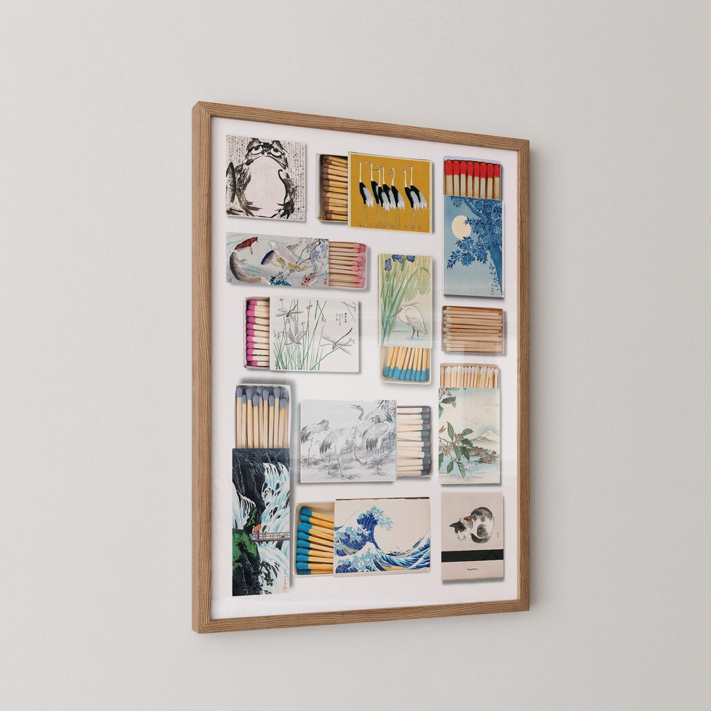 Vintage Japanese Matchbook Print