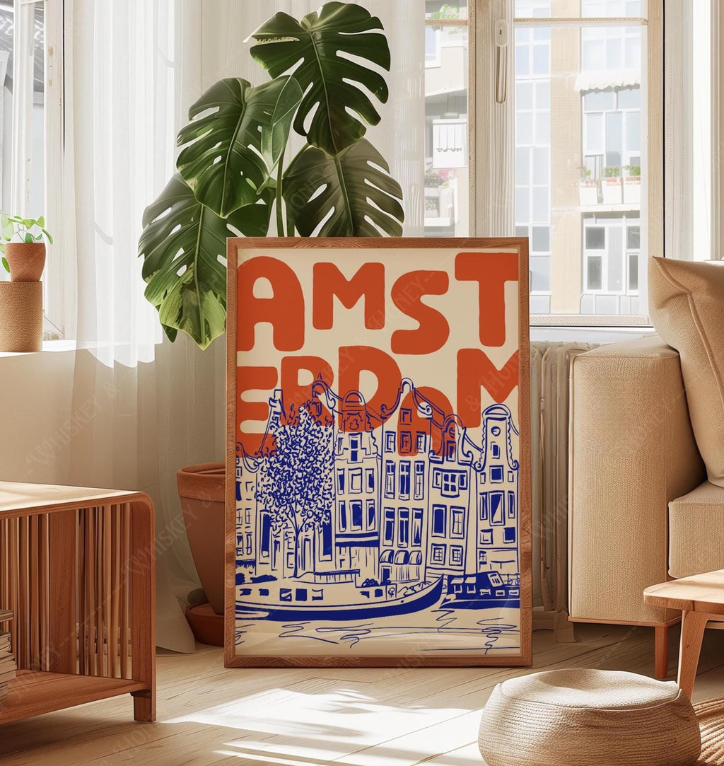 Amsterdam Travel Print
