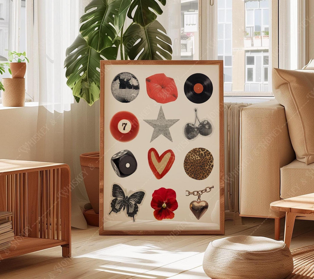 Cool Girl Collage Print