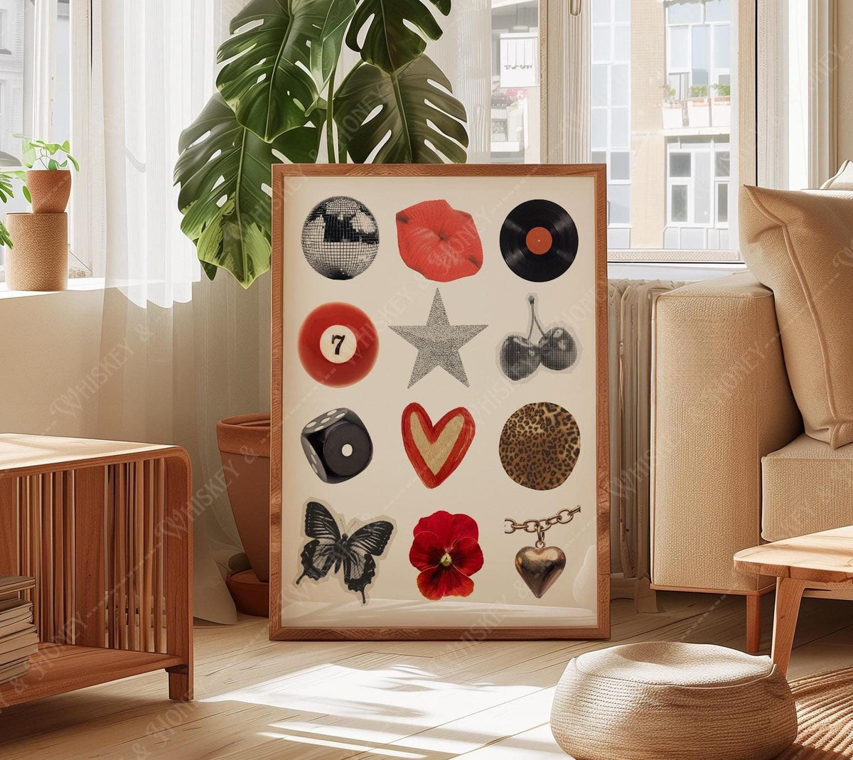 Cool Girl Collage Print