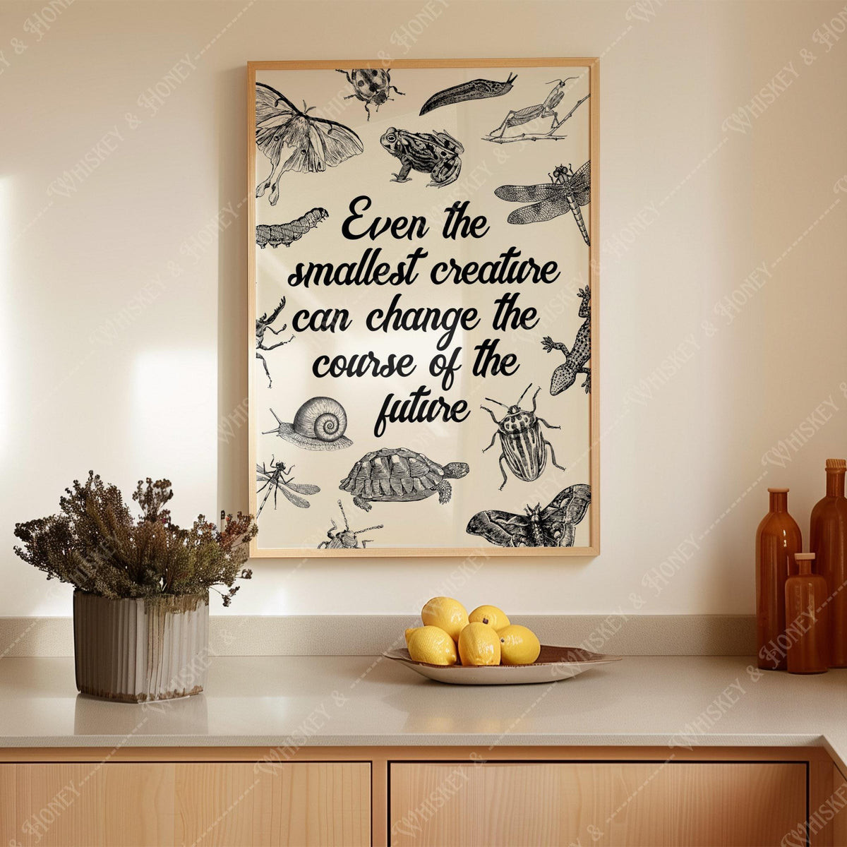 Smallest Creatures LOTR Quote Print