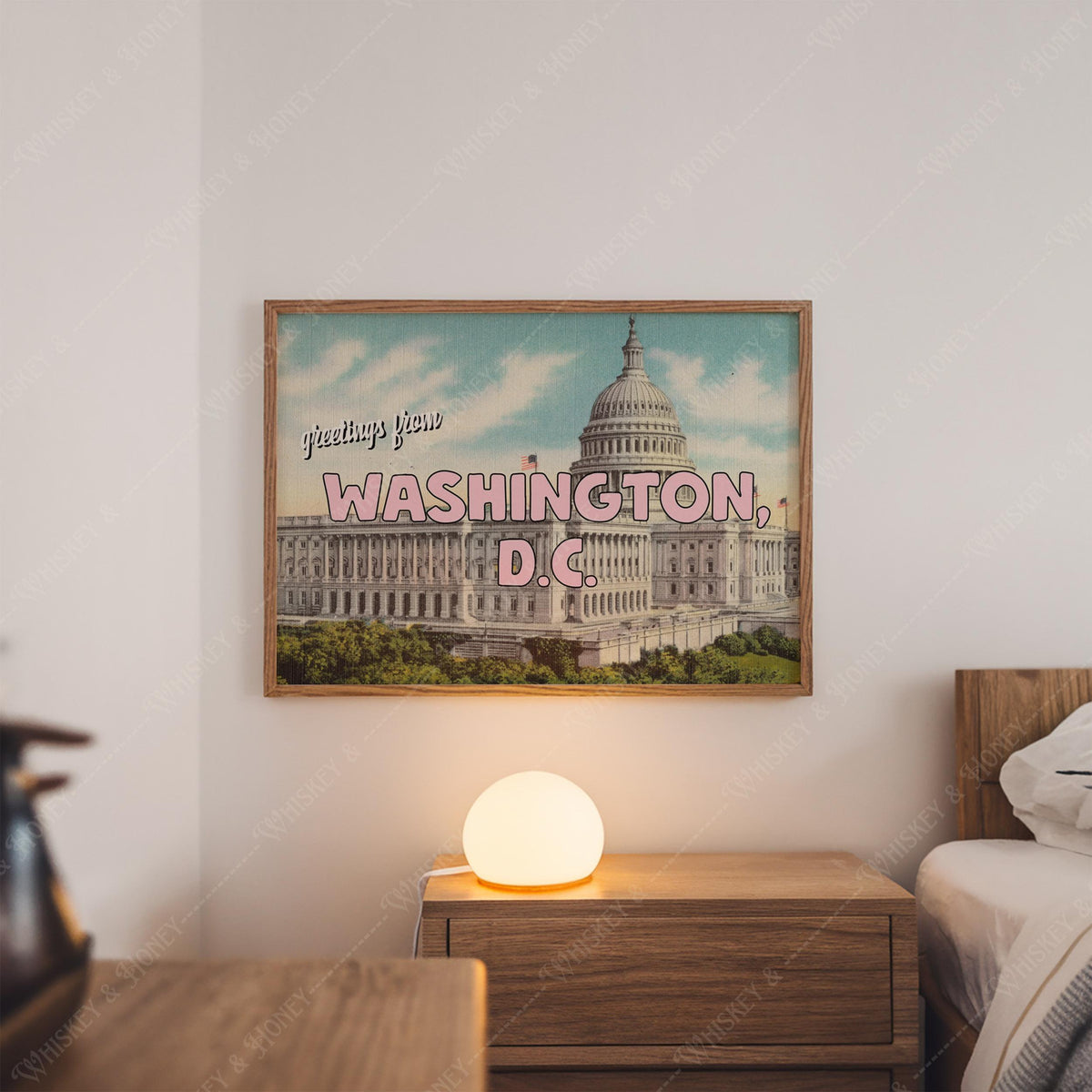 Greetings from Washington D.C. Postcard Print
