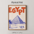 Egypt Pyramids Travel Print