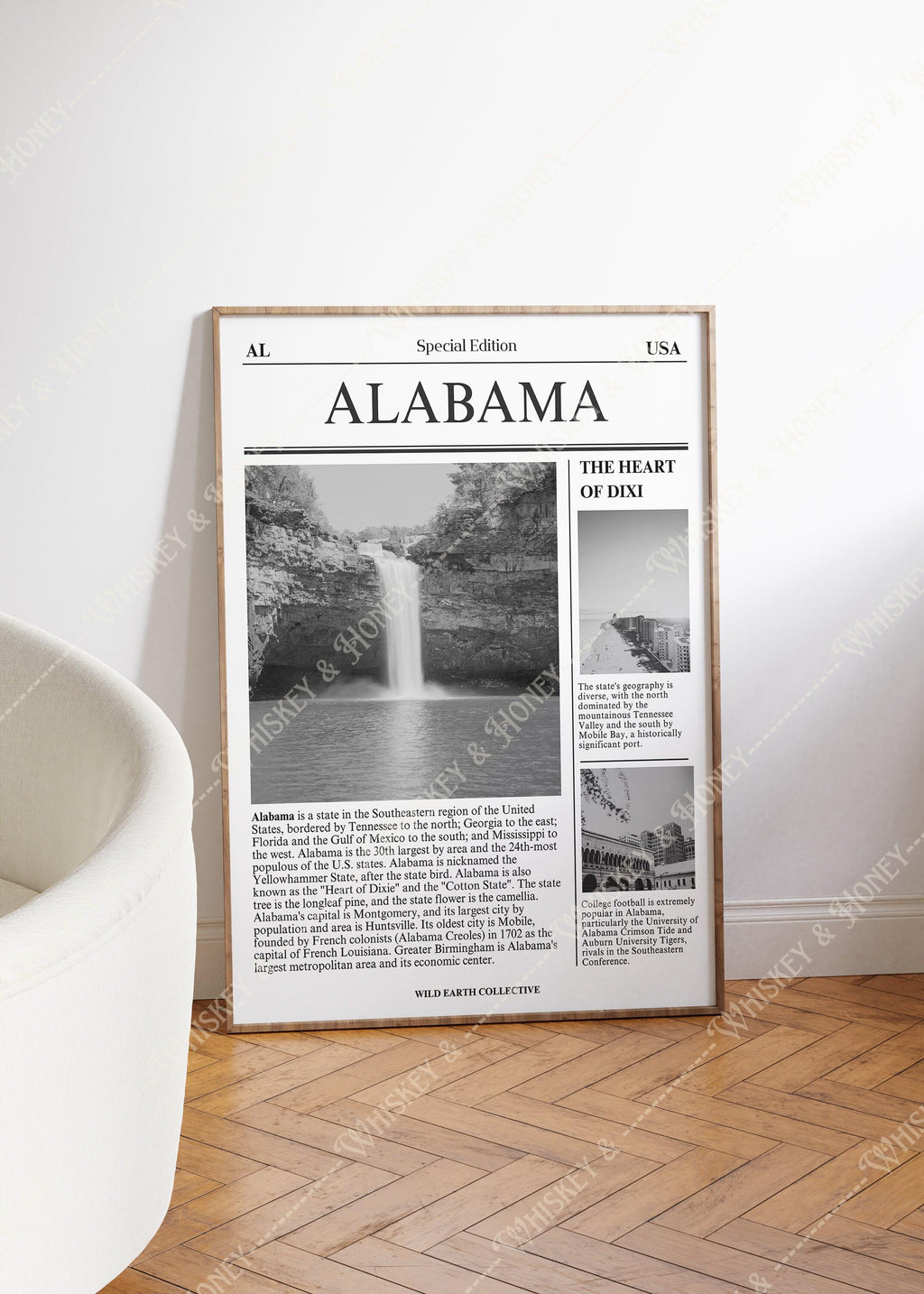 Alabama Newspaper Print