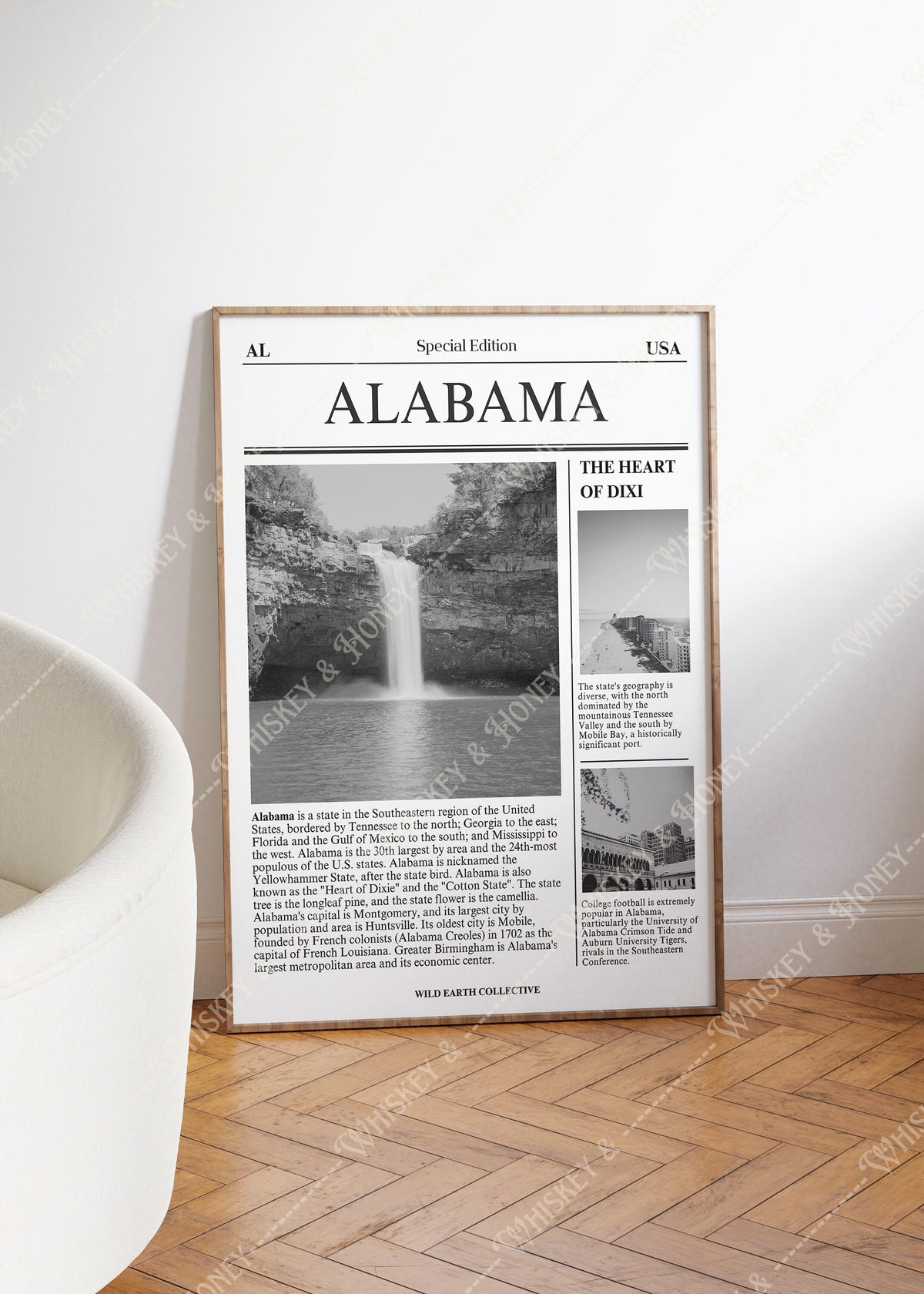 Alabama Newspaper Print