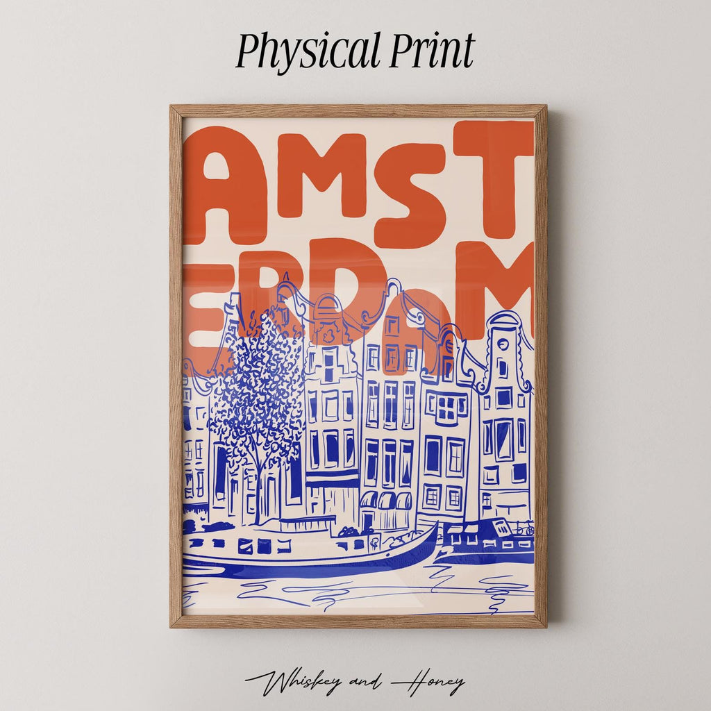 Amsterdam Travel Print