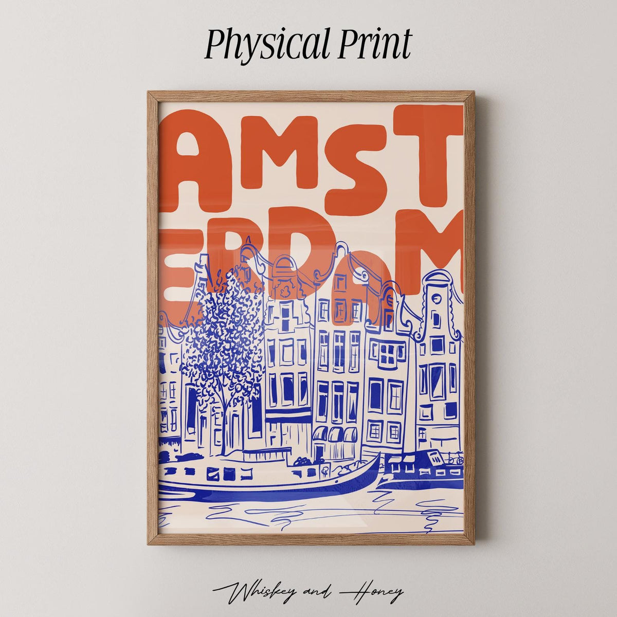 Amsterdam Travel Print