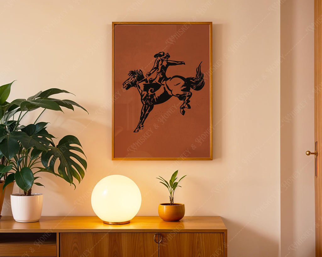 Rodeo Cowboy Physical Print