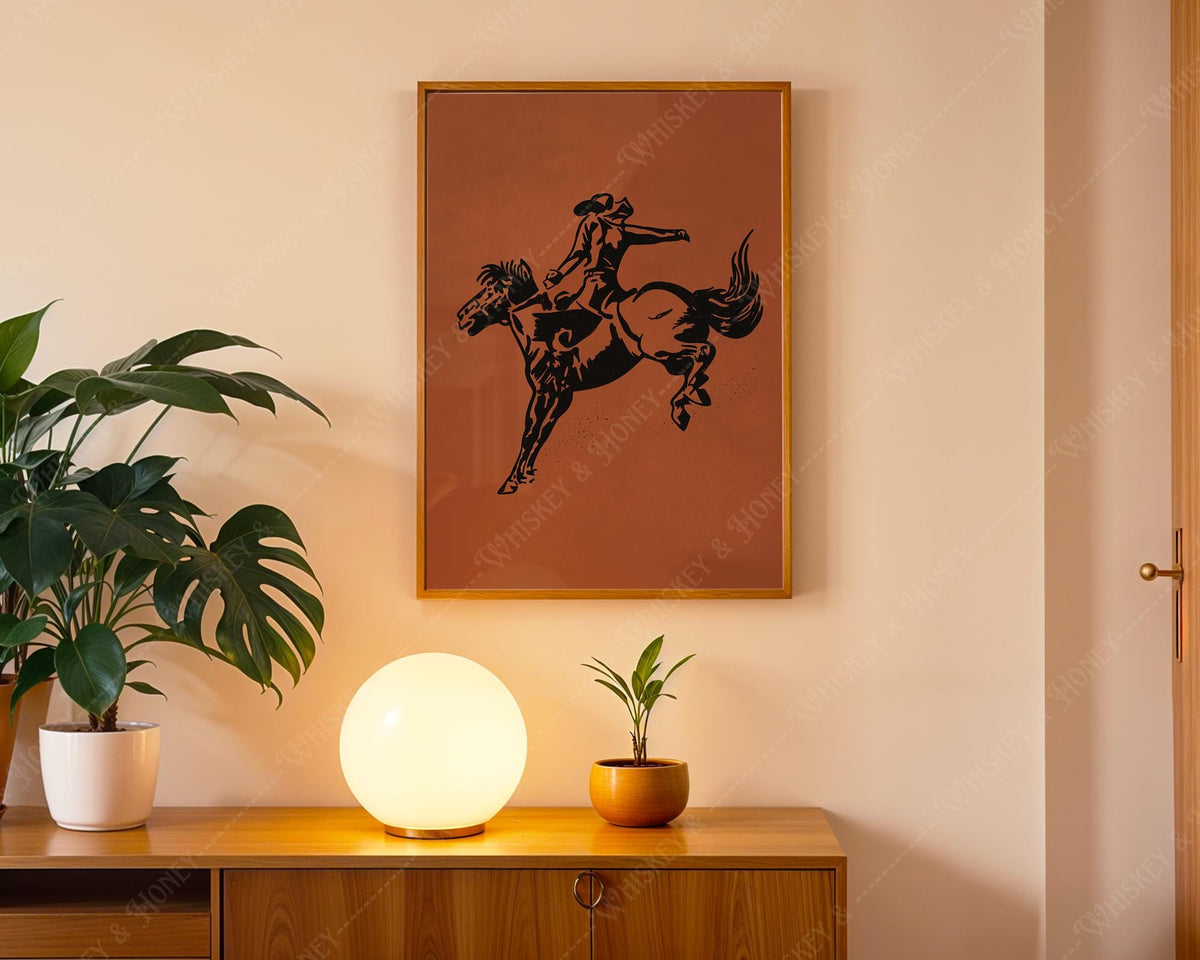 Rodeo Cowboy Physical Print